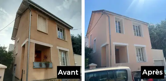 Isolation extérieure avant après - Votre maison transformée ?